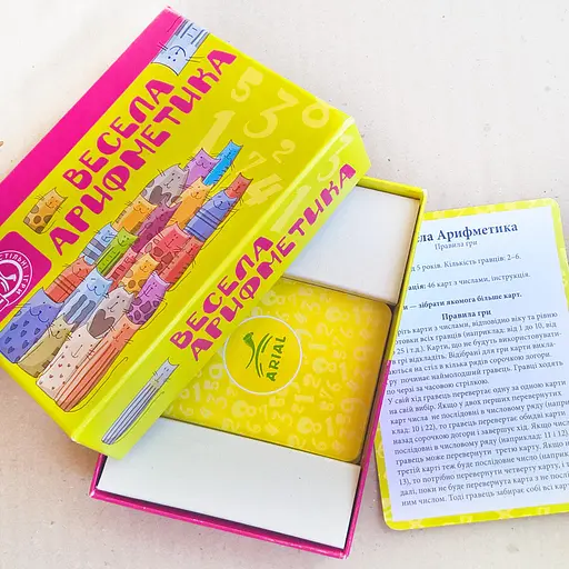 Настольная игра Весела арифметика Arial 910923 для компании - фото 2