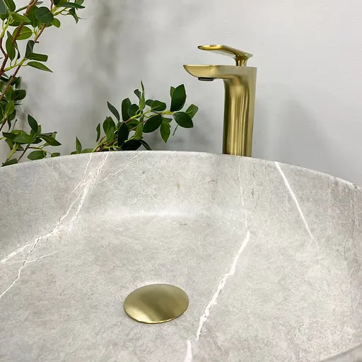 Умивальник VBI Bari grey stone matt накладний VBI-011603, Сірий - фото 5