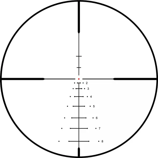 Прицел оптический Bushnell R5 3-9x40 сетка DOA-LRH800 с подсветкой - фото 5