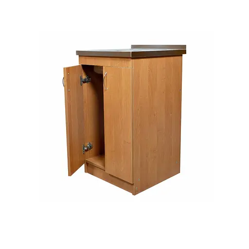 Тумба для кухні з накладною нержавіючою мийкою ЛДСП 50х50х83 см Вільха (52866-01150) - фото 4