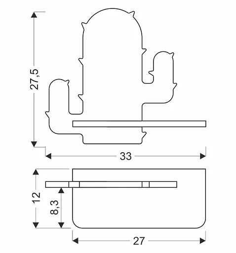 Настінний світильник Candellux 21-00996 CACTUS - фото 4