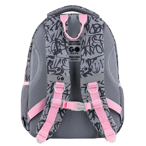 Рюкзак GoPack Education 175M-4 Fluffy Heart Серо-розовый (GO26-175M-4) - фото 6