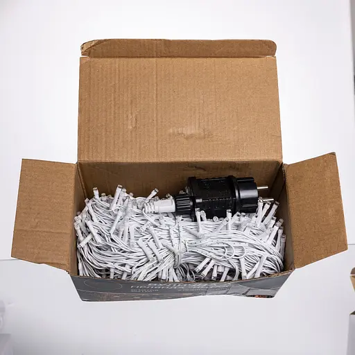 Новорічна гірлянда вулична Різдвяна фея GarlandoPro 50 м 500 LED білий провід Синій CF500L50MWBL - фото 4