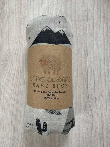 Муслинова дуже якісна пелюшка OldBro Kids 100x120 см - фото 2