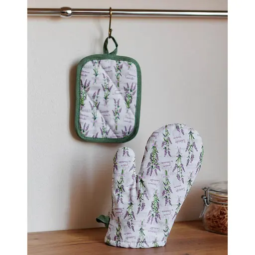 Набор рукавица и прихватка Прованс Соцветия лаванды (42349) - фото 4