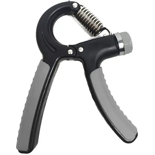 Еспандер кістьовий EasyFit Hand Grip 10-40 кг для рук з регульованим навантаженням Сірий (EF-1900-B) - фото 1