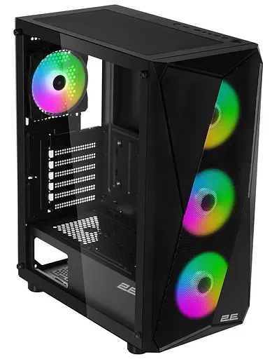 Корпус 2E GAMING Aruba G3313B ARGB без БП Black (2E-G3313B) - фото 2