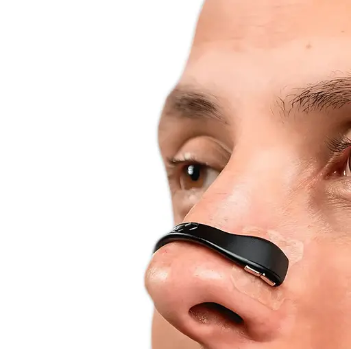 Магнітна кліпса від хропіння 15 пар змінних наліпок Антихрап розширювач для покращення дихання носа Назальний дилататор Чорна (1216-02) - фото 2