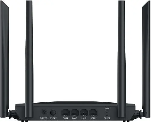 Роутер Netis NC65 AC1200, Wi-Fi 802.11b/g/n/a/ac, до 300/867 Mb/s, 2.4GHz/5GHz, 1 LAN 10/100/1000 Mb/s, RJ45 10/100/1000 Mb/s (FE), 4 зовнішні незнімні антени - фото 3