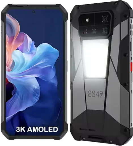 Смартфон Unihertz 8849 TANK 4 PRO 5G 18GB/1TB Black NIGHT VISION + ПРОЖЕКТОР + ПРОЕКТОР