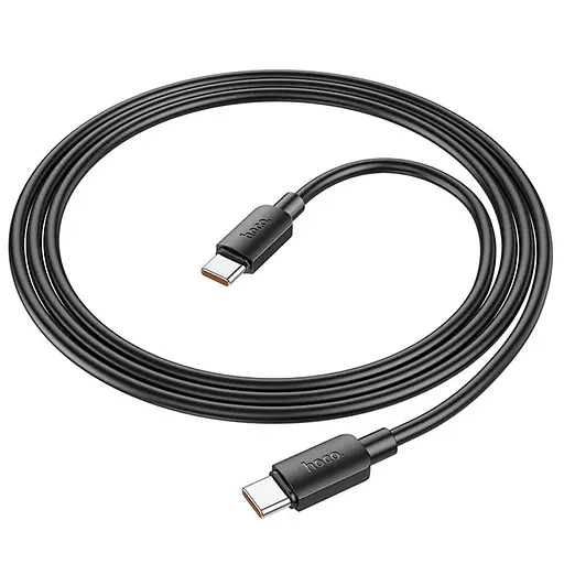 Дата кабель Hoco X96 Hyper Type-C to Type-C 100W (1m) Black - фото 4