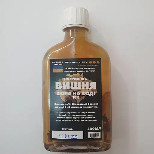 Водна настойка на корі вишні 200 мл - фото 1