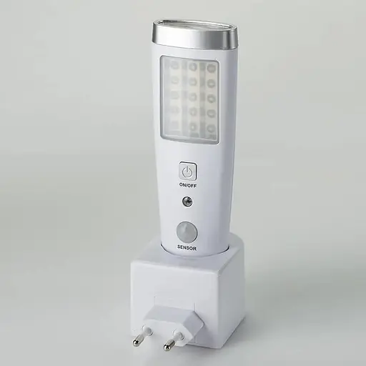 Фонарик с датчиком движения FISHTEC - Угол обнаружения 60° - 15 светодиодов - Перезаряжается - Беспроводной индукционный зарядный прист - фото 3