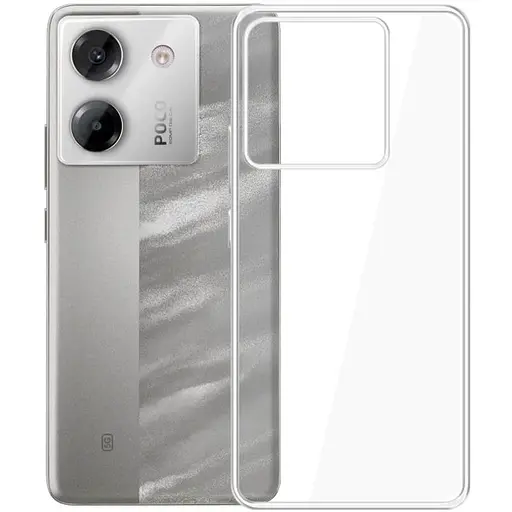 TPU чехол Epik Transparent 1.5 mm для Xiaomi Poco M7 Pro 5G Бесцветный прозрачный
