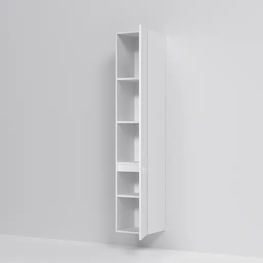 Пенал Am.Pm Gem S підвісний 30 см правий білий M91CHR0306WG38, Білий - фото 5