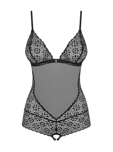 Боди Obsessive Shibu S/M черный - фото 5