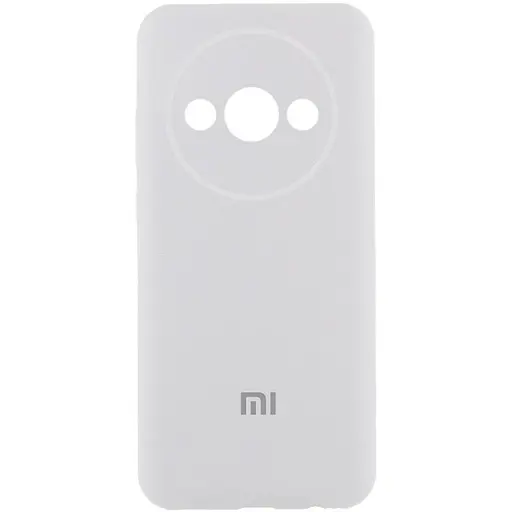 Чохол Lakshmi Silicone Cover Full Camera AA with logo для Xiaomi Redmi A3 Білий/White