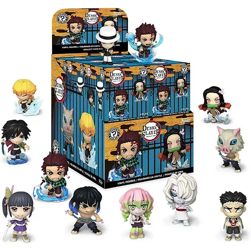 Коллекционная фигурка  Funko Mystery Minis  Demon Slayer  Клинок рассекающий демонов Одна секретная - фото 1