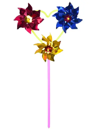 Вітрячок M 1747 вертушка, маленький діаметр 11см, паличка 28см (6903138438018) - фото 1