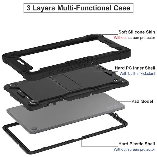 Чохол Hybrid Arm Defender Lenovo Tab 10.1 2025 TB311XU TB311FU Світло-рожевий - фото 2