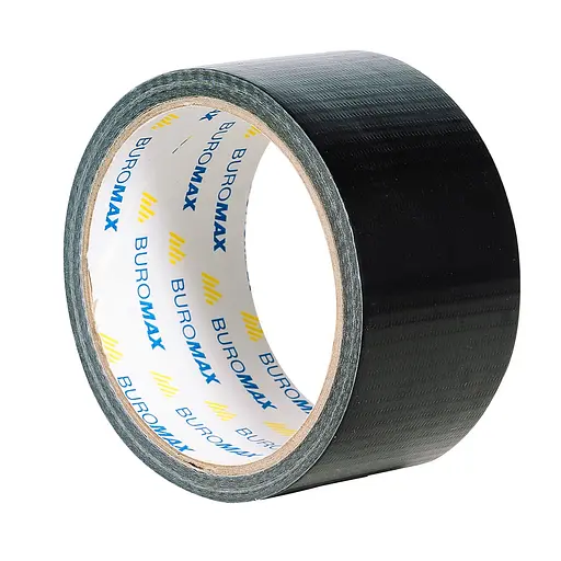 Лента клейкая армированная, усиленная, 48 мм х 10 м, черная
