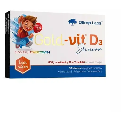 Витамин D3 Olimp Gold-Vit D3 Junior, 30 таблеток для детей - фото 1