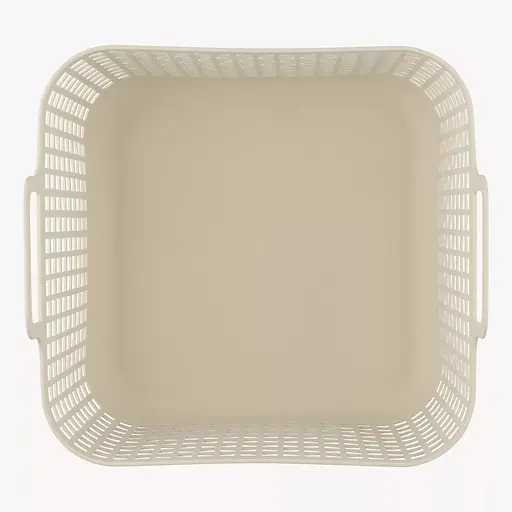 Корзина для хранения Ardesto пластик PP 39x37x34.5 см 34 л бежевая (ARHC2534BG) - фото 4