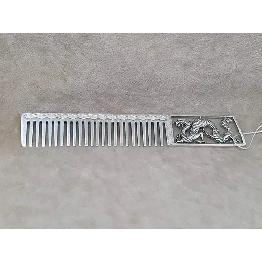 Срібний гребінець Дракон Ірій. 9308 - фото 2