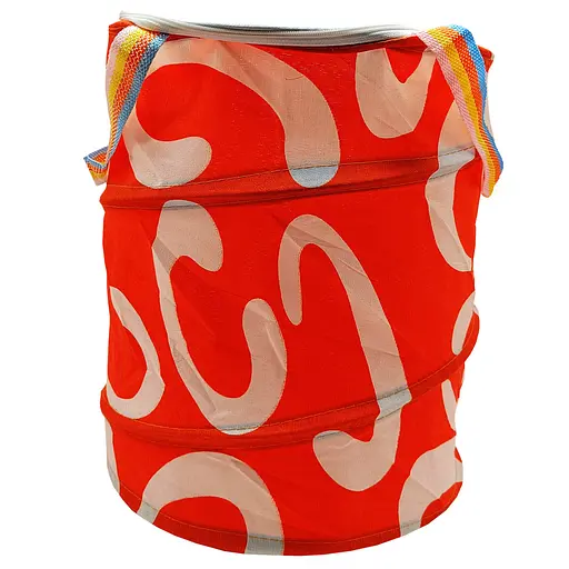 Кошик для іграшок Bambi M3732 діаметр 30 см, висота 38 см, дах-застібка-мол, 2 ручки M3732-11 - фото 1