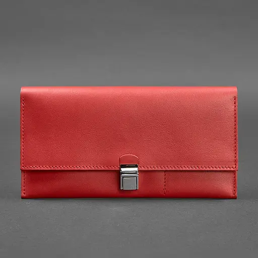 Кожаный женский тревел-кейс Journey 2.0 Красный - фото 6