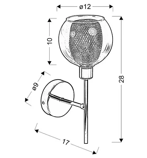 Бра Candellux 21-72184 OZZO - фото 4