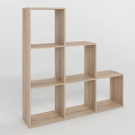 Стеллаж М-ЗОН Джеко 1072 Сонома (MZN-031002) - фото 2