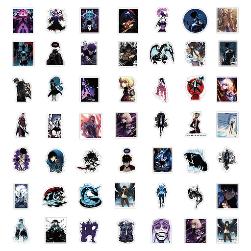 Стікерпак Підняття рівня поодинці Набір наклейок GeekLand Ore dake Level Up na Ken 50 штук - фото 2