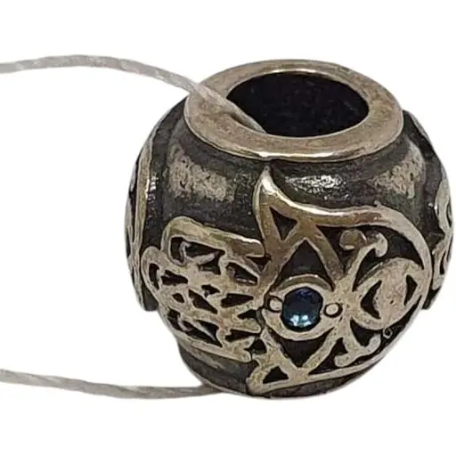 Серебряная подвеска-шарм Premium Рука Фатимы. 3453