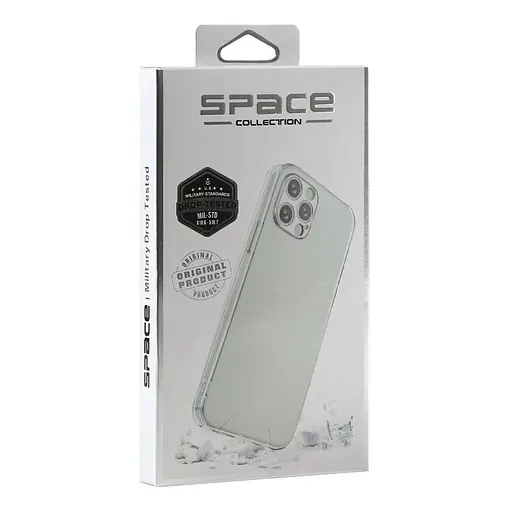 Чохол Space MIL-STD 810G-516.7 Apple iPhone 15 Pro Transparent - фото 2