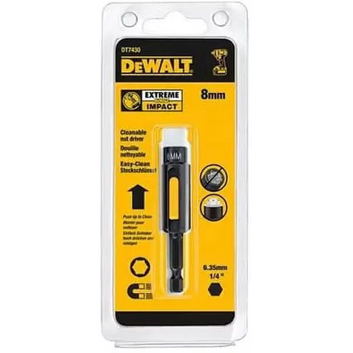 Головка шестиграник DeWalt магнітна 8 мм (DT7430) - фото 2
