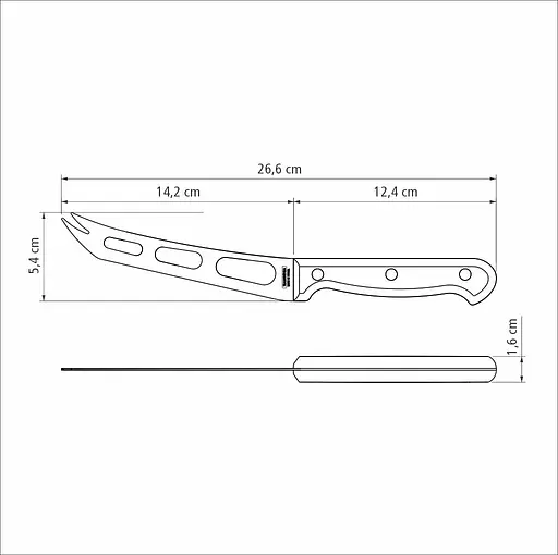Нож для сыра TRAMONTINA ULTRACORTE, 152 мм (6591646) - фото 3