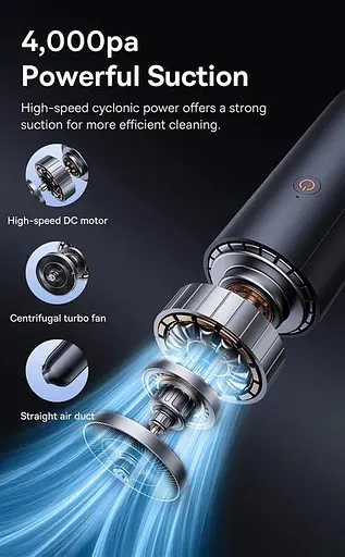 Бездротовий автопилосос Baseus A0 Pro Car Vacuum Cleaner - фото 5