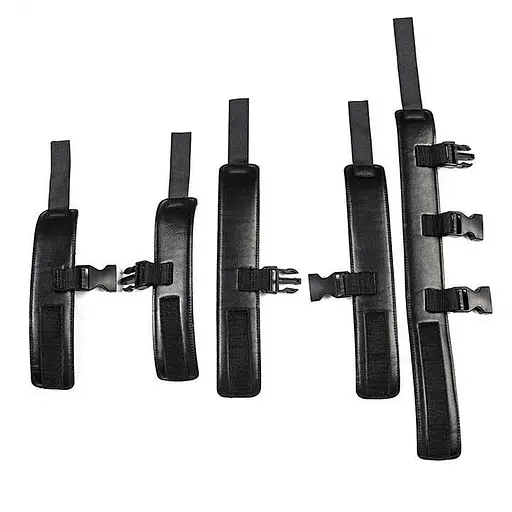 БДСМ бандажний набір з 12 предметів фіолетовий - фото 4