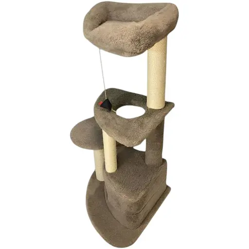 Дряпка Природа Містечко для котів кутова 55х56х117 см [CD] в асортименті - фото 3