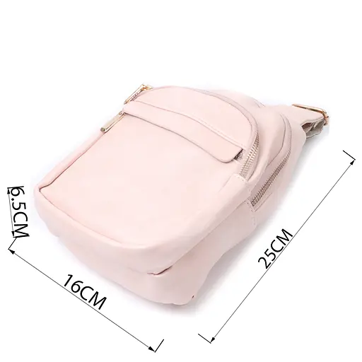 Компактная женская сумка Vintage с одним плечевым ремнем из гладкой экокожи 16х25х6.5 см sum0026943 - фото 3