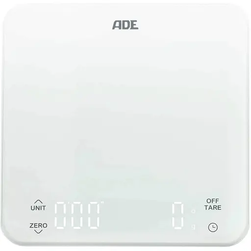 Ваги кухонні ADE KE 2100 з функцією таймера та USB-зарядкою (KE2100)