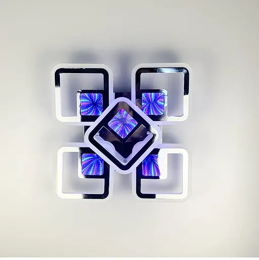 Стельовий LED світильник із ефектом безкінечності Line.F Колір корпусу Білий - фото 3