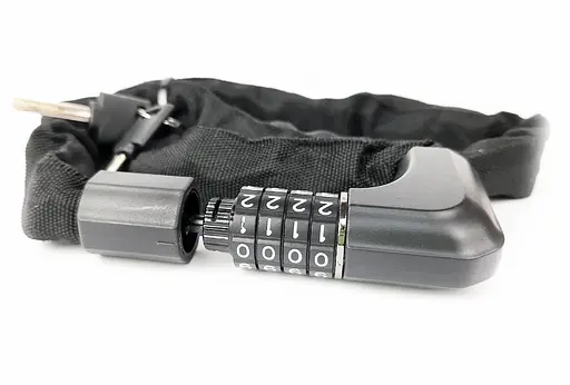 Велосипедний замок Jinjian 6 х 1000 мм ланцюговий під ключ (кодовий муляж) (G0001118)