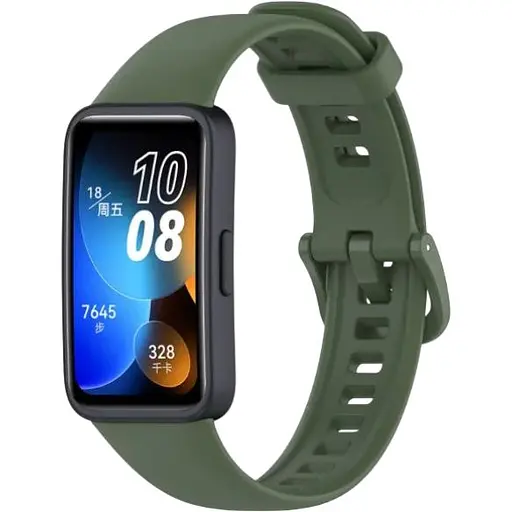 Ремешок DK для Huawei Band 8 / 9 Silicone Sport Band Classic (016235) (virid)