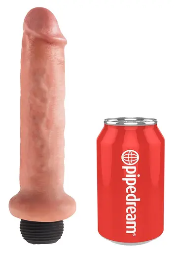 Фалоімітатор King Cock Squirting Cock 21.6 см тілесний - фото 2