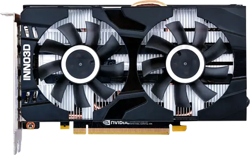 Видеокарта GeForce GTX 1660 Ti 6GB Inno3D Twin X2 (N166T2-06D6-1710VA15) Б/У - фото 2