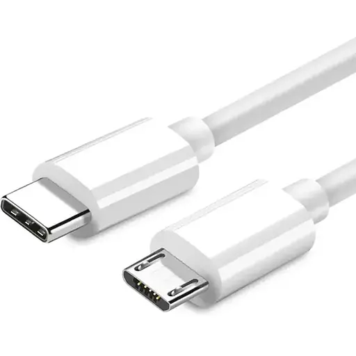Кабель зарядный NNBILI Type-C — MicroUSB 0.3м 2.4A white