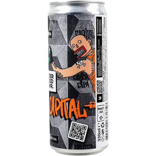 Пиво Underwood Brewery Double IPA Capital Dipa світле 8% 0.33 л з/б - фото 3
