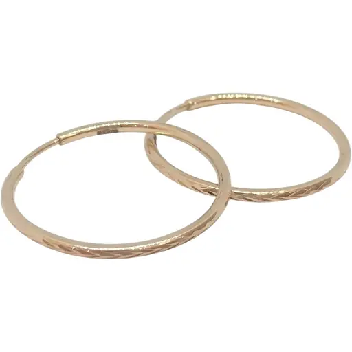 Золоті сережки Імперія золота з алмазною гранню. СБ014.19И